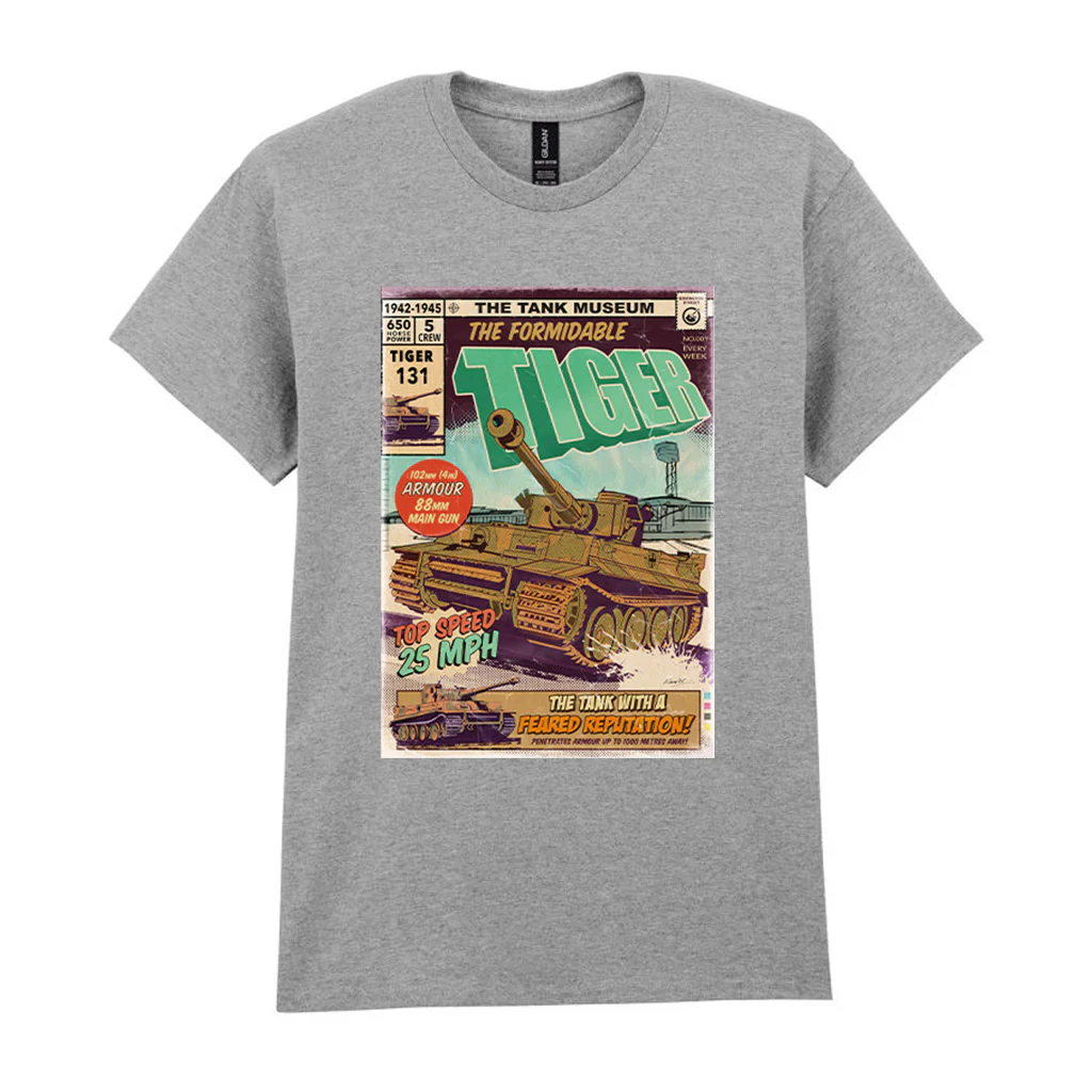 The Formidable Tiger Comic T-Shirt - Image 9