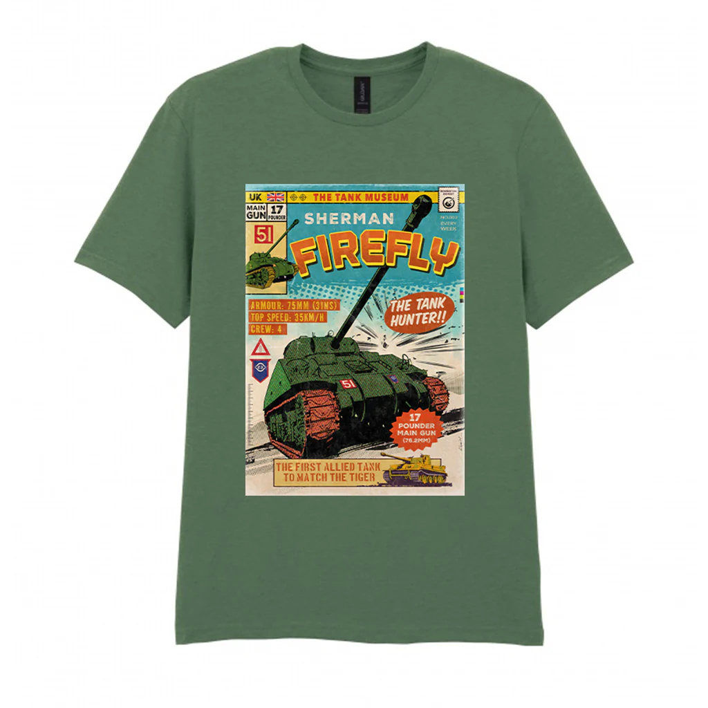 The Sherman Firefly Comic T-Shirt - Image 2