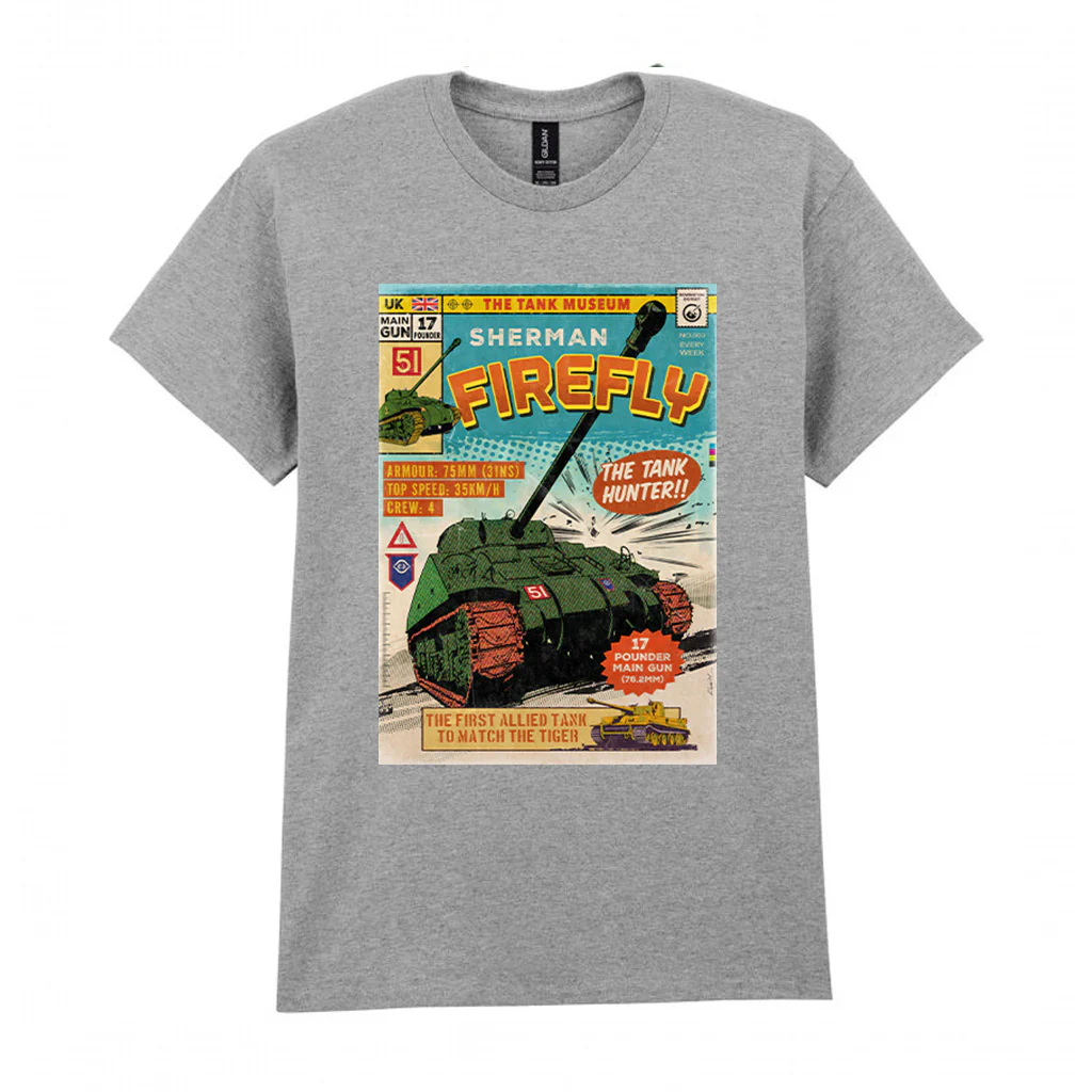 The Sherman Firefly Comic T-Shirt - Image 3