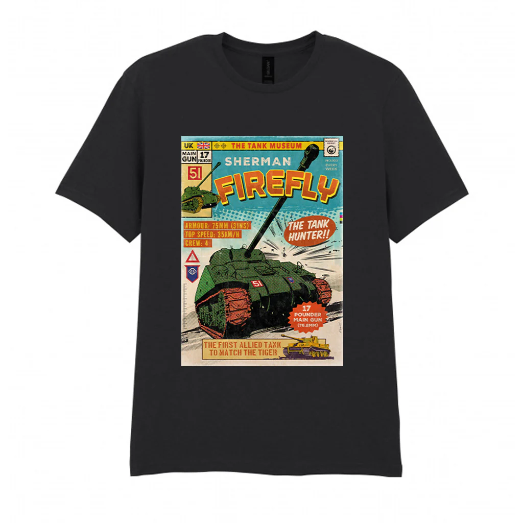 The Sherman Firefly Comic T-Shirt - Image 8