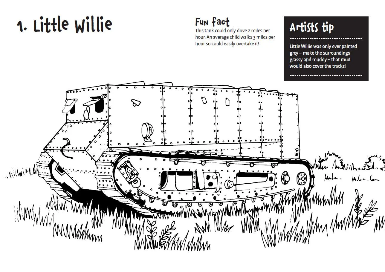 The Tank Museum Colouring Book - Image 2