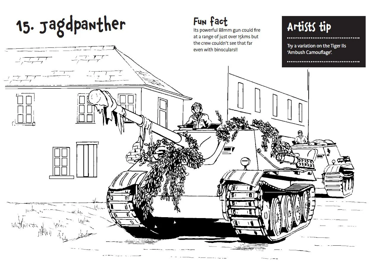 The Tank Museum Colouring Book - Image 4