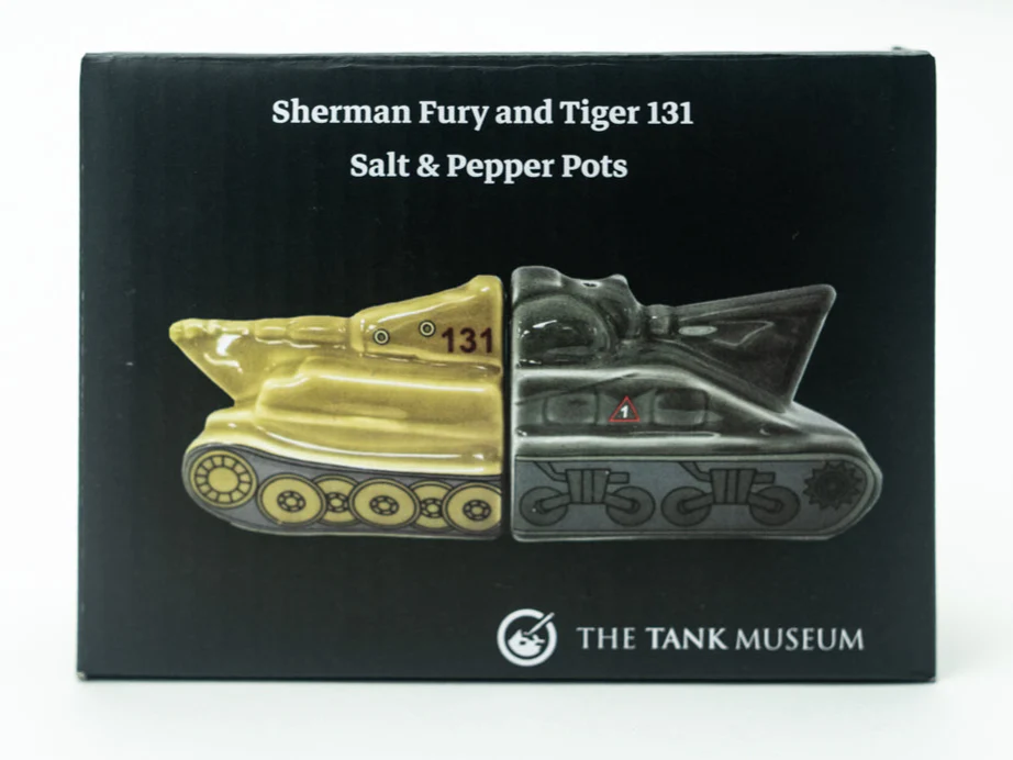 Tiger 131 and Sherman Tank Salt & Pepper Shakers - Image 3