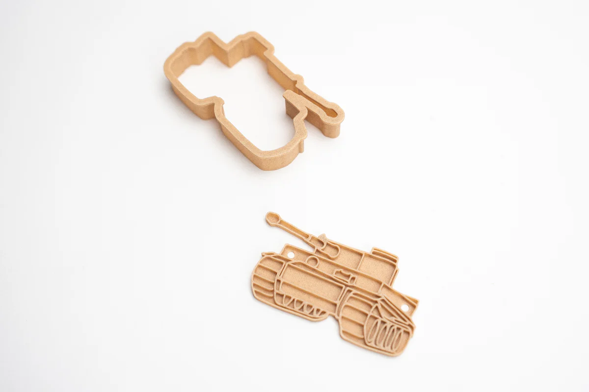 Tiger 131 Cookie Cutter and Stamp - Image 2