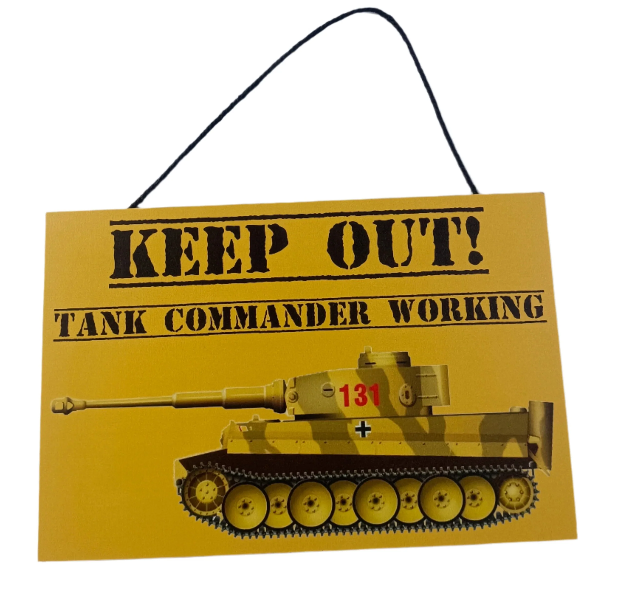 Tiger 131 'Keep Out' Door Plaque - Image 2