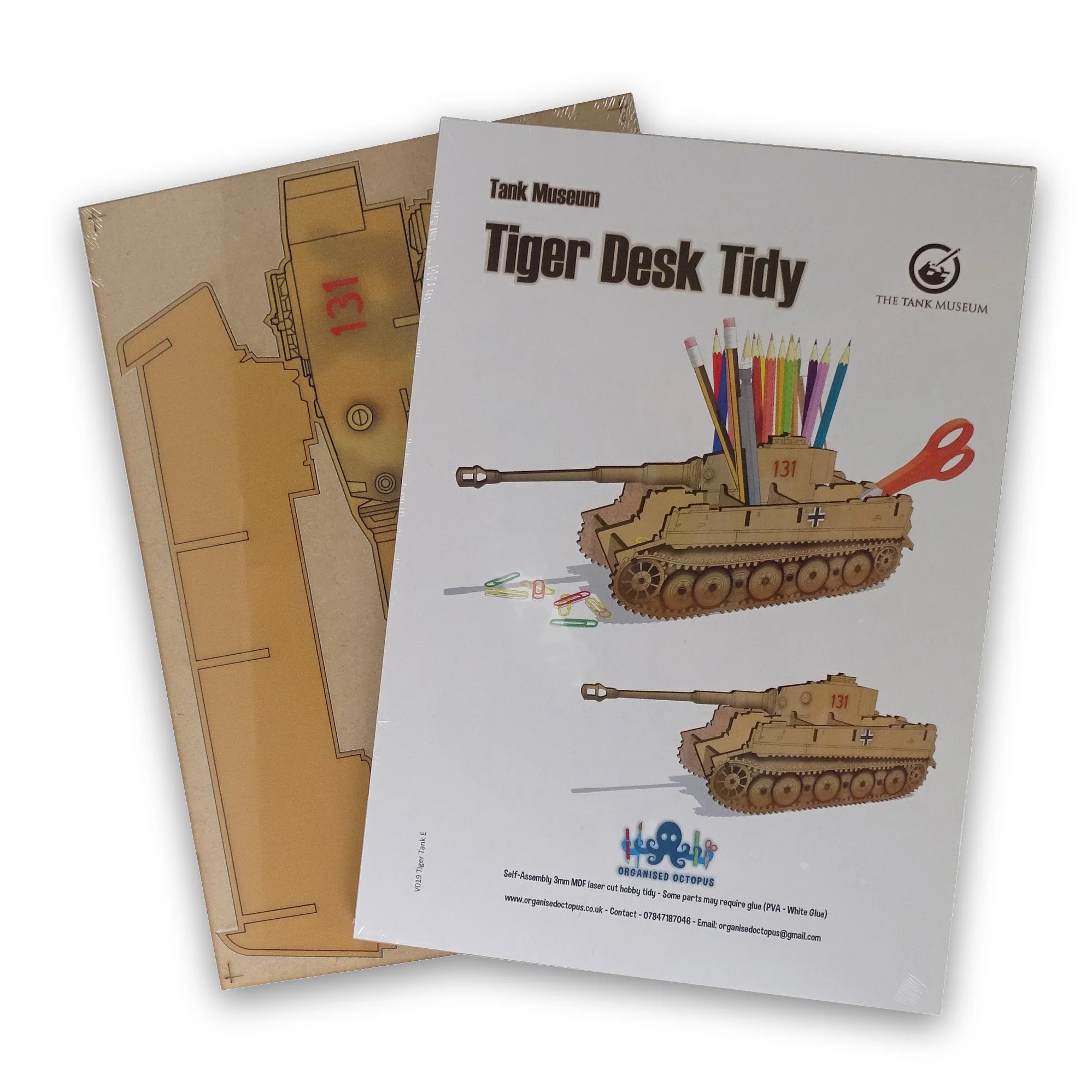 Tiger 131 Wooden Desk Tidy - Image 7