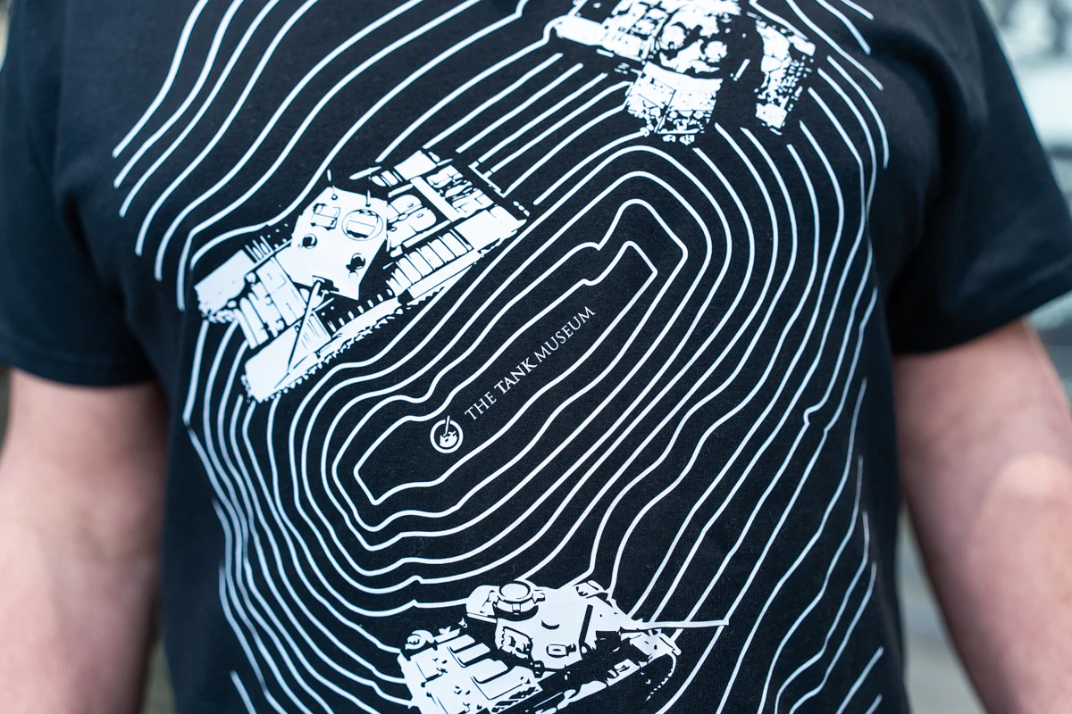 Topographical Tanks Arena Black T-shirt - Image 2