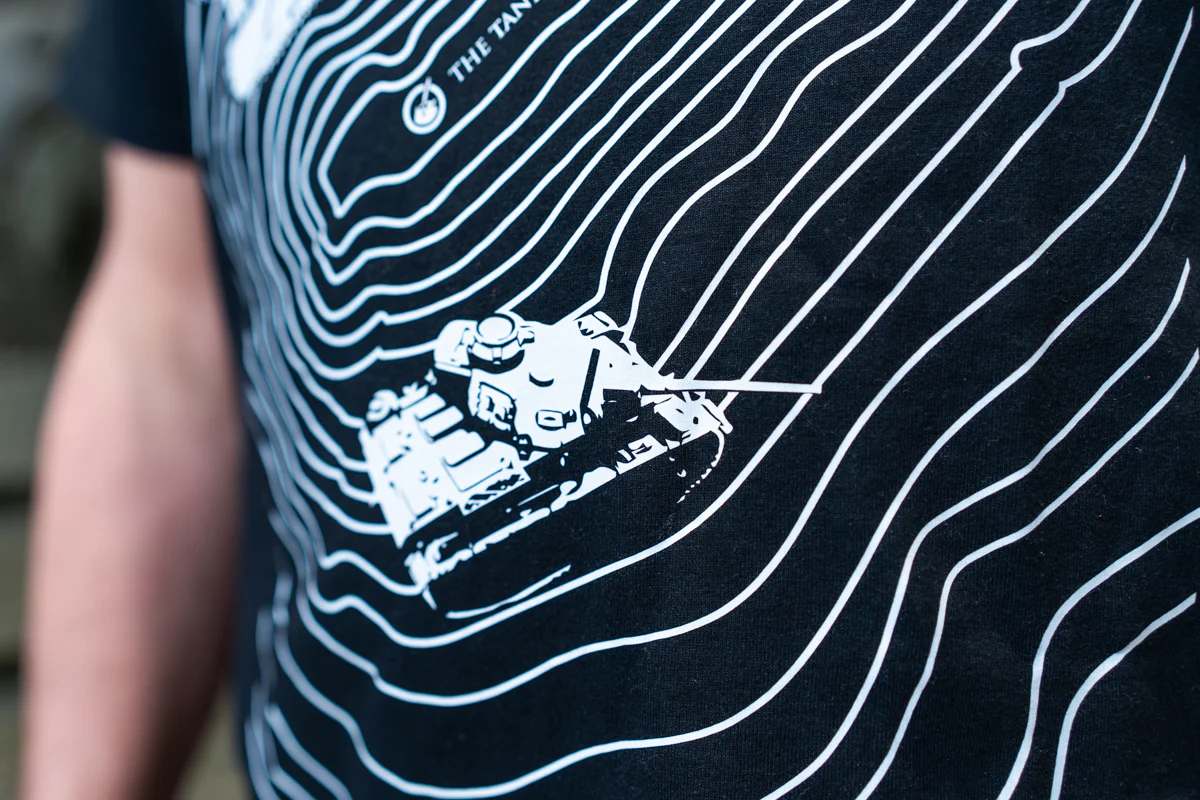 Topographical Tanks Arena Black T-shirt - Image 4