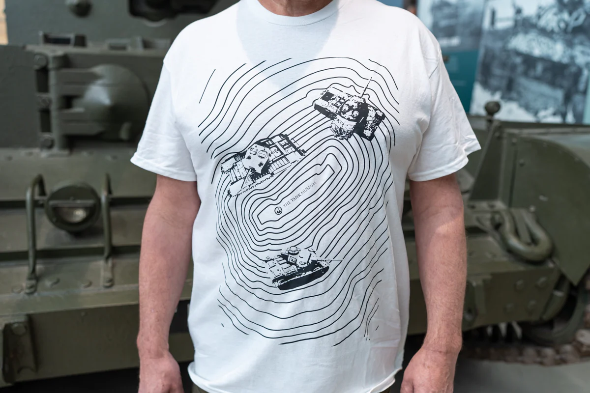 Topographical Tanks Arena White T-shirt