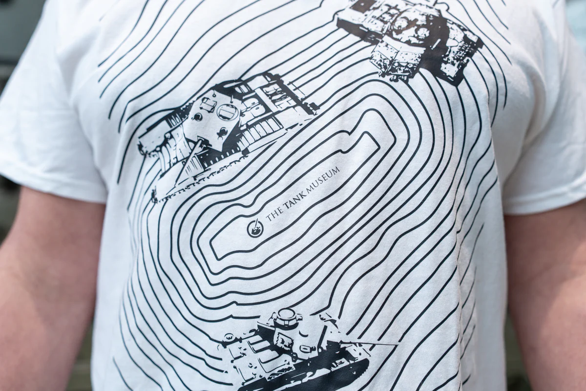 Topographical Tanks Arena White T-shirt - Image 2