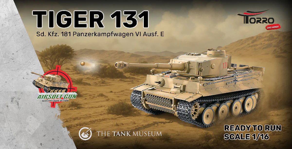 Torro Tiger 131 Remote Control Tank with BB Shooting Function - Image 12