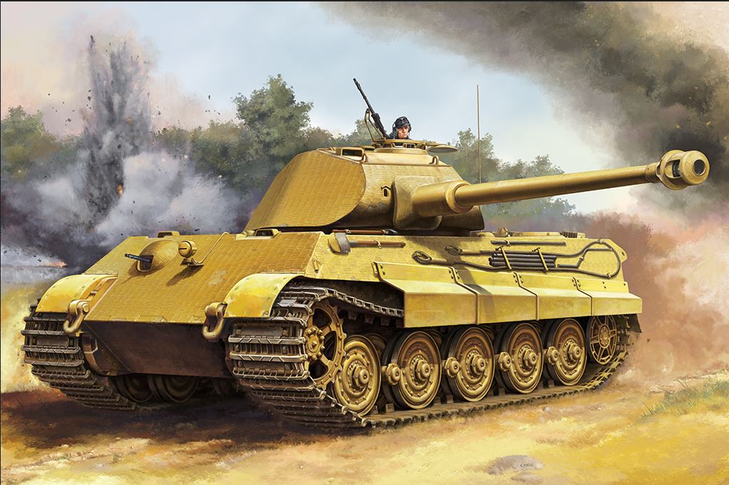Trumpeter 1/16 Pz.Kpfw.VI Sd.Kfz.182 Tiger II (Porsche)