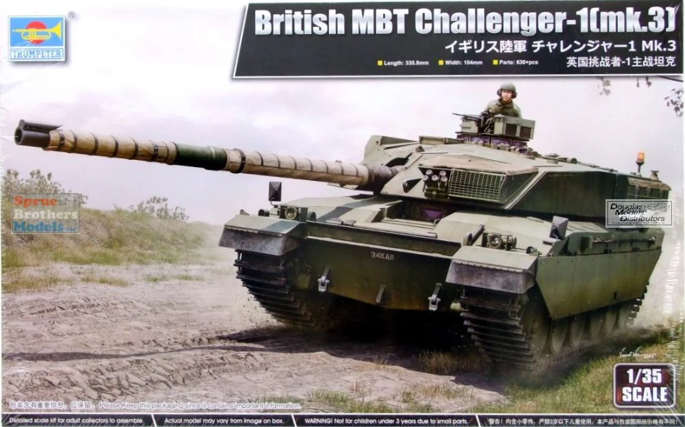 Trumpeter 1/35 Challenger 1 Mk 3 MBT