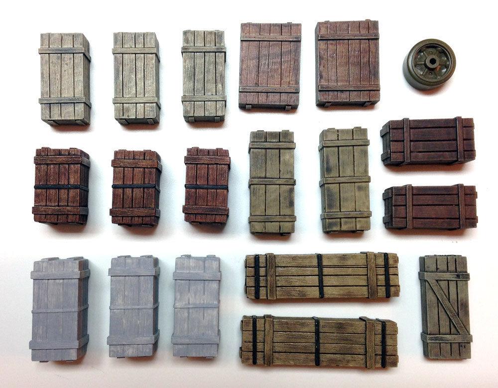 Valuegear 1/35 Scale Convoy Crates (Just Large Crates)