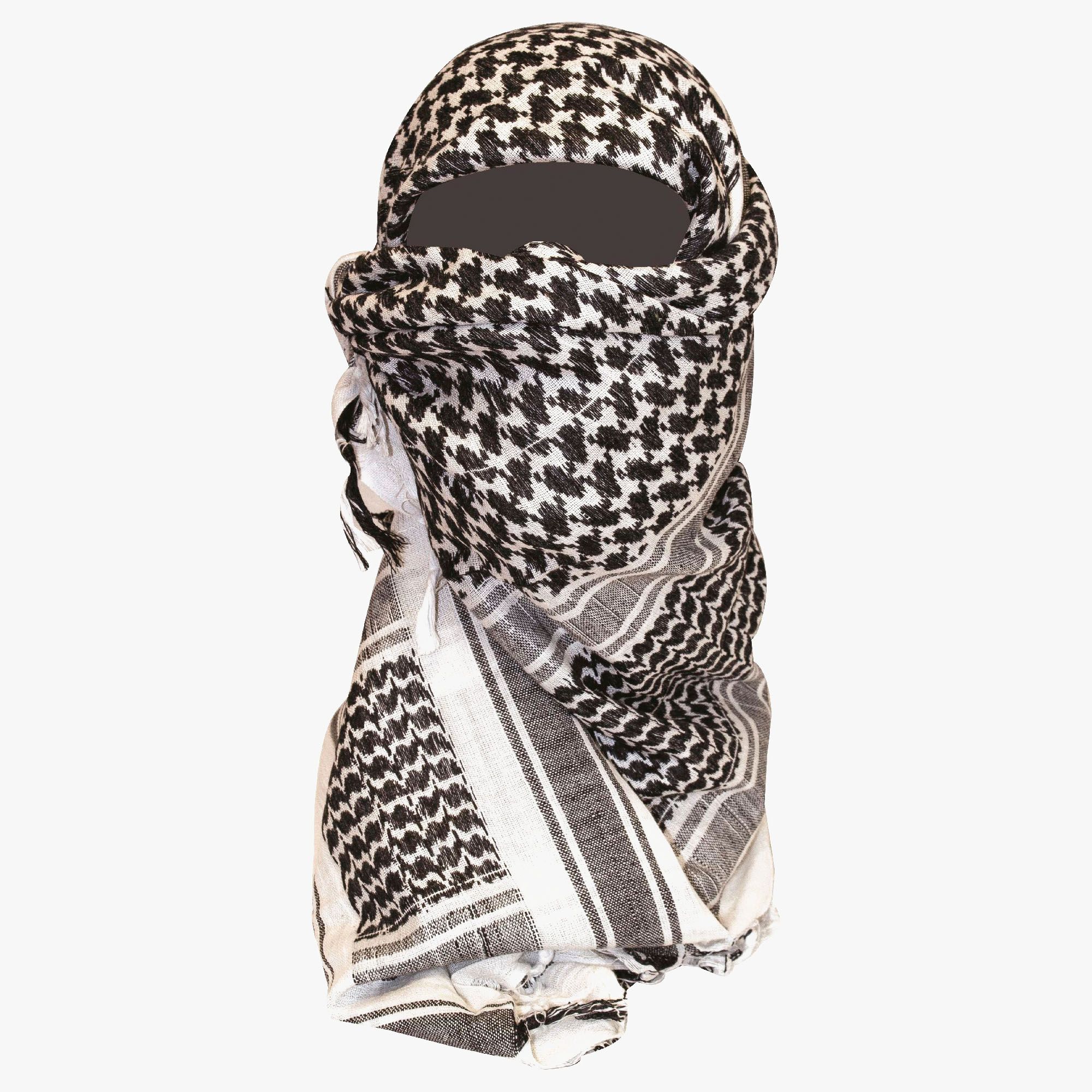 Web-tex Military Army Shemagh in black and white