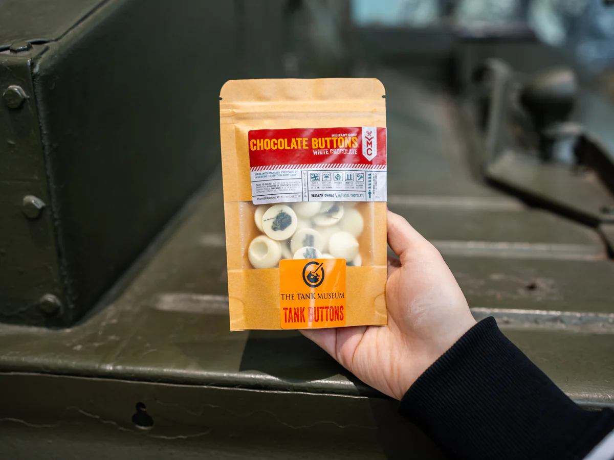 White Chocolate Tank Buttons by Military Chef - Image 3