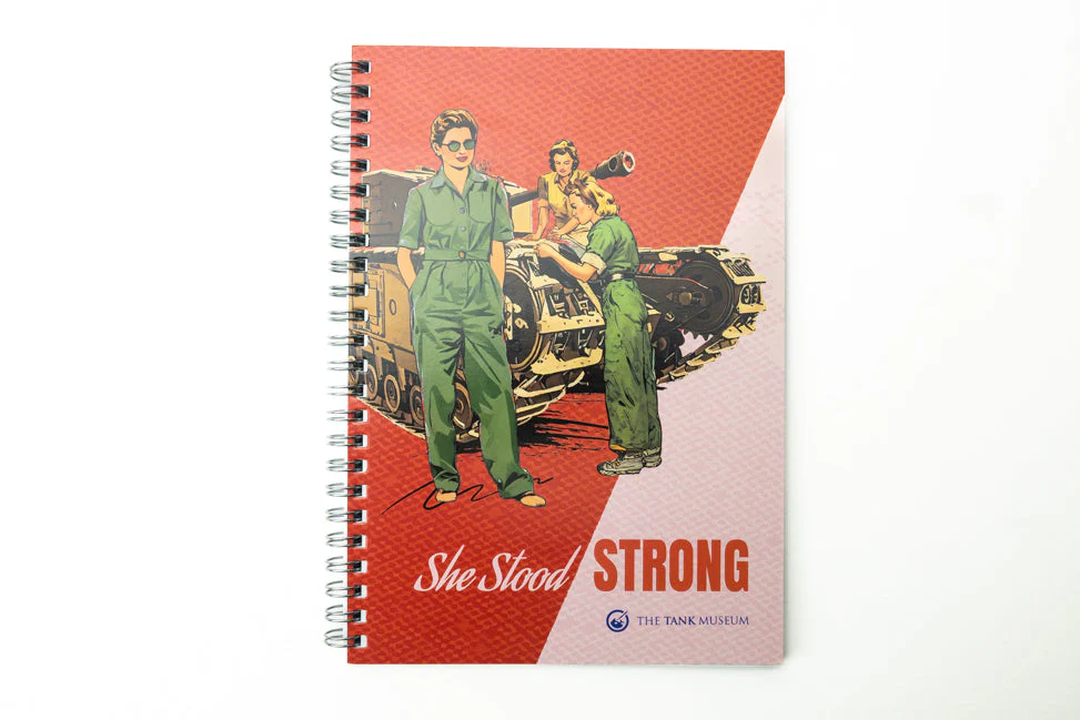 Women In Warfare 'She Stood Strong' A5 Notebook