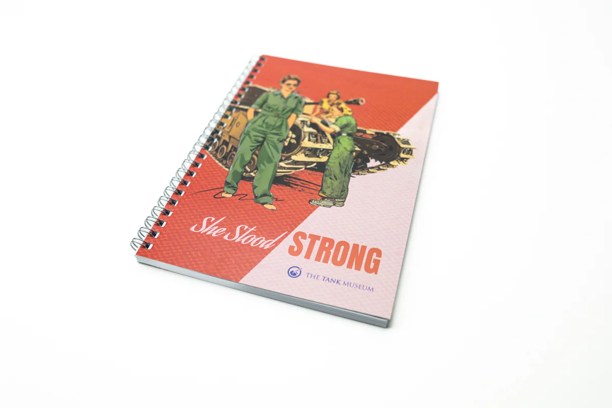 Women In Warfare 'She Stood Strong' A5 Notebook - Image 3