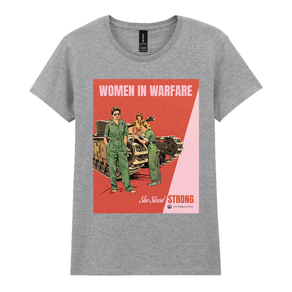 Women in Warfare 'She Stood Strong' (ATS) Ladies T-Shirt - Image 6