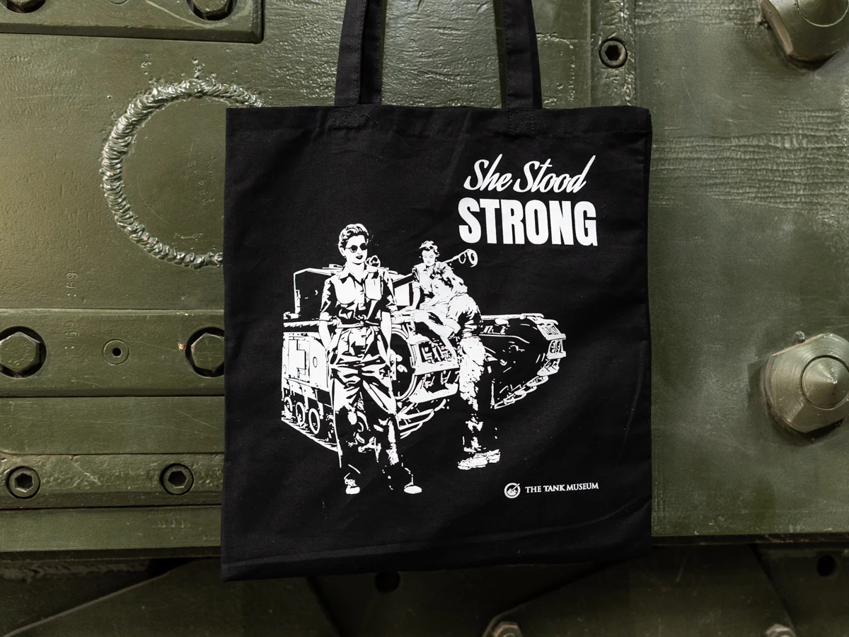 Women In Warfare 'She Stood Strong' Canvas Bag - Image 2