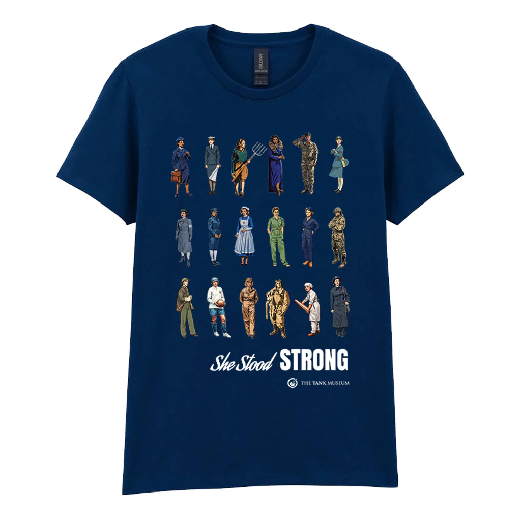 Women in Warfare 'She Stood Strong' Collection Ladies T-Shirt - Image 2