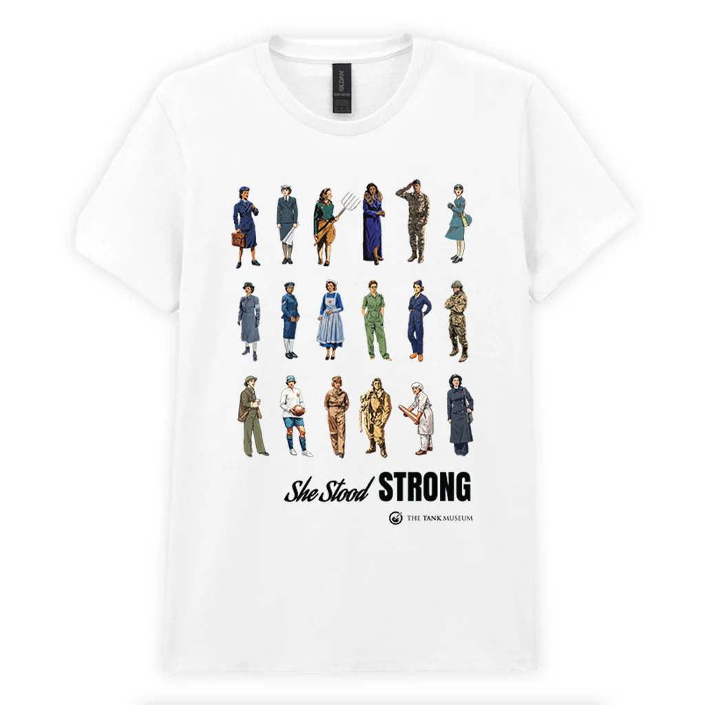 Women in Warfare 'She Stood Strong' Collection Ladies T-Shirt - Image 3