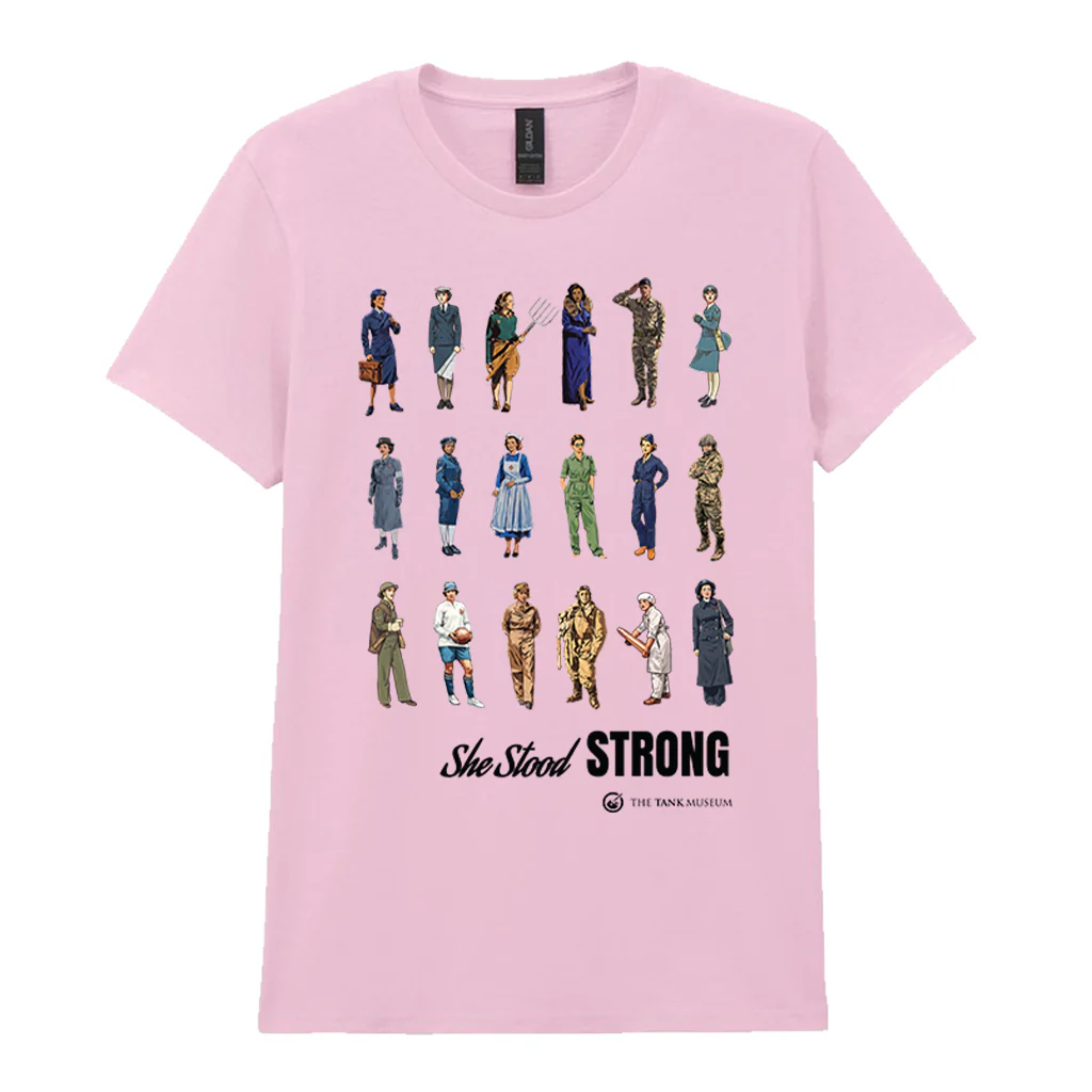 Women in Warfare 'She Stood Strong' Collection Ladies T-Shirt - Image 5