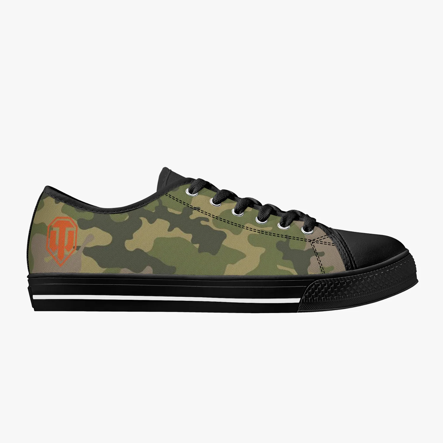 World of Tanks Low Top Canvas Trainer - Green Camo - Image 6
