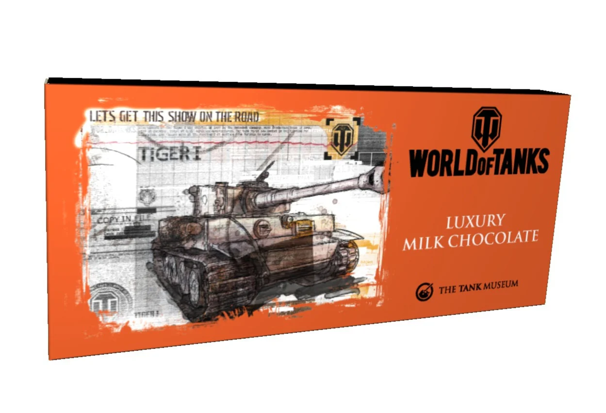 World of Tanks Tiger I Milk Chocolate Bar - Image 2